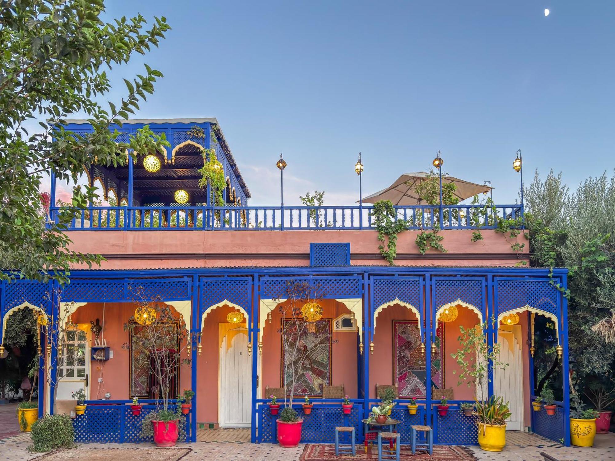 Вилла Le Bleu House Марракеш Экстерьер фото