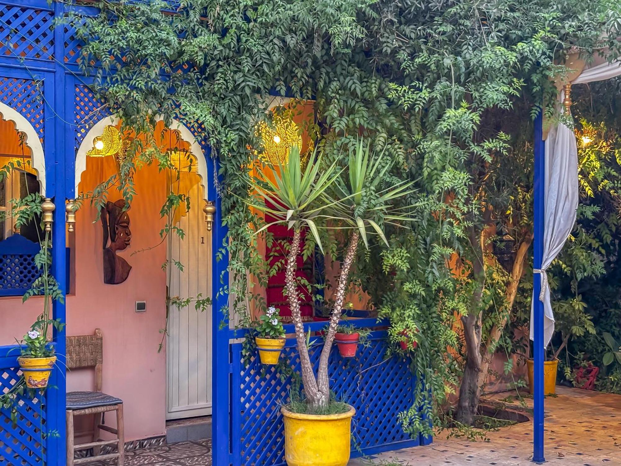 Вилла Le Bleu House Марракеш Экстерьер фото