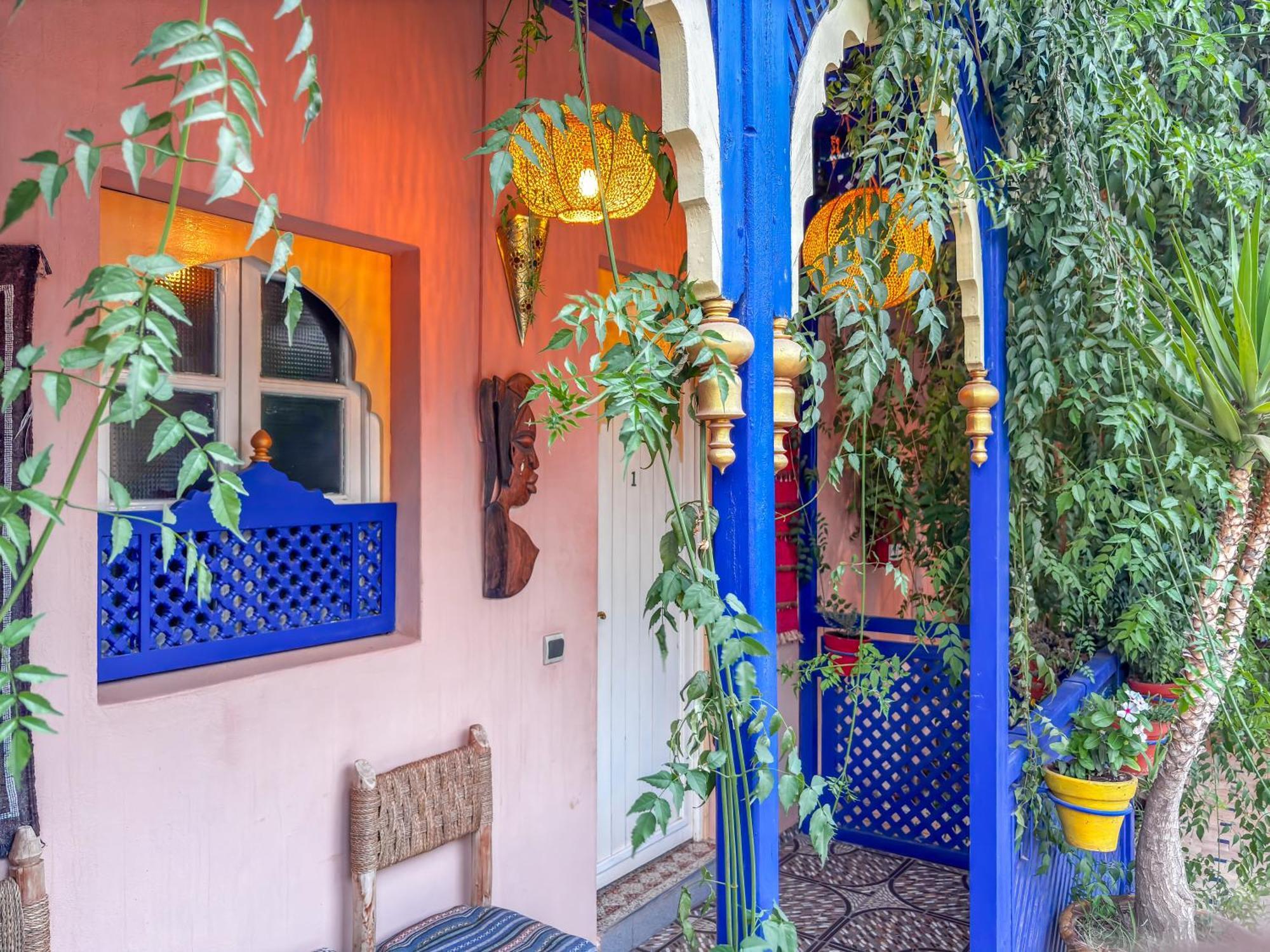 Вилла Le Bleu House Марракеш Экстерьер фото