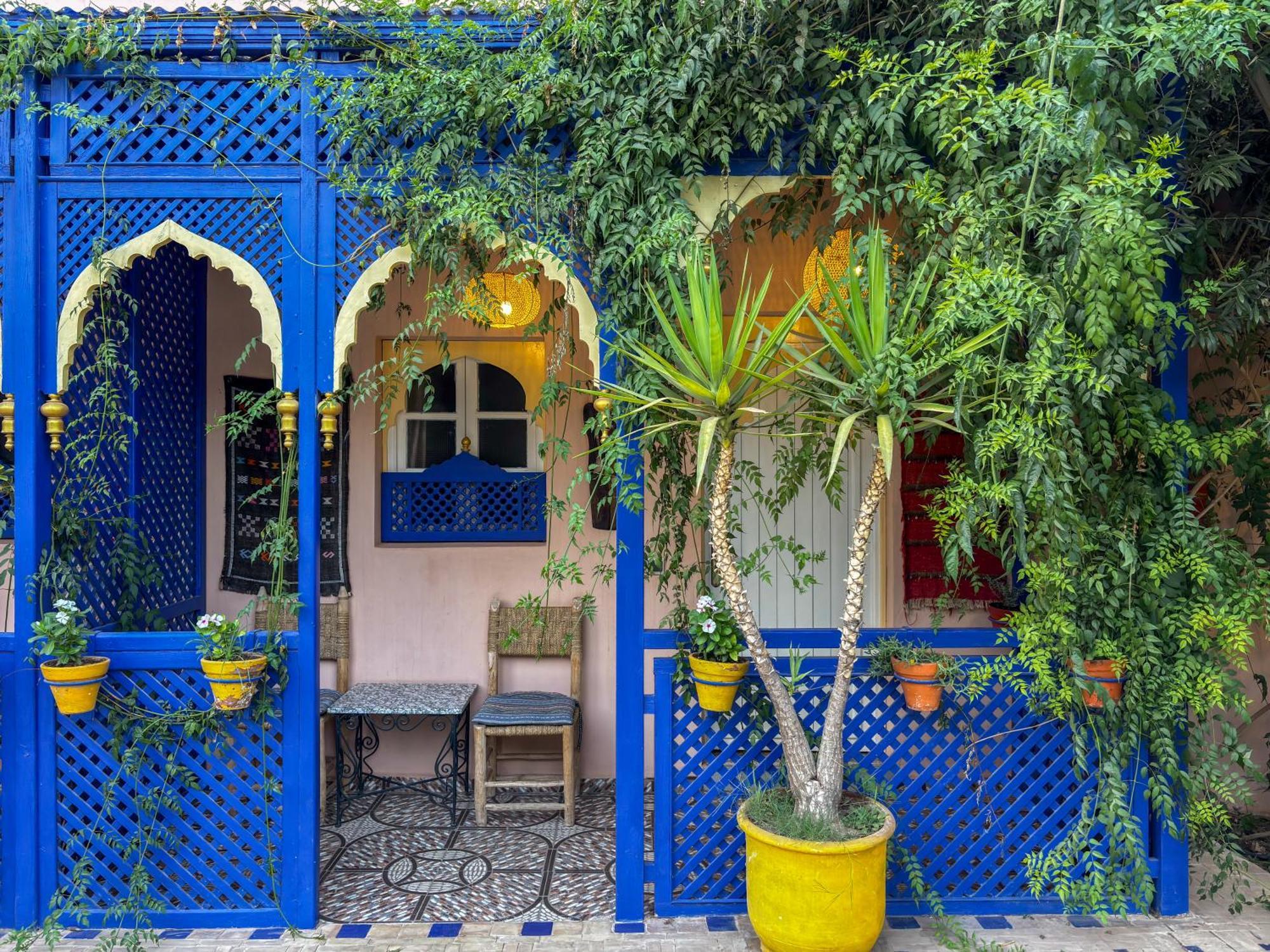 Вилла Le Bleu House Марракеш Экстерьер фото